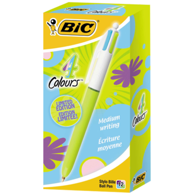 Bic Tükenmez Kalem Fonksiyonlu Fun 1.0 MM 4 Renk 887777