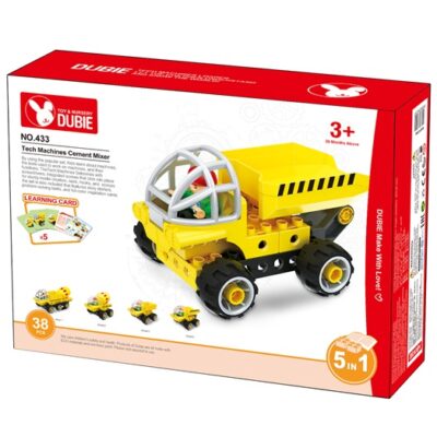 Galtoys Wange Dubıe İnşaat Araçları 5 in 1 (+5 Kart) 38 Parça GAL-433