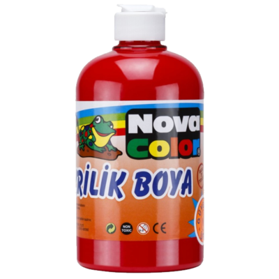 Nova Color Akrilik Boya 500 GR Kırmızı NC-382