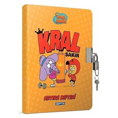 Gıpta Hatıra Defteri Kral Şakir Kilit.ip.Dk.Sert Kapak 14x20-96 YP
