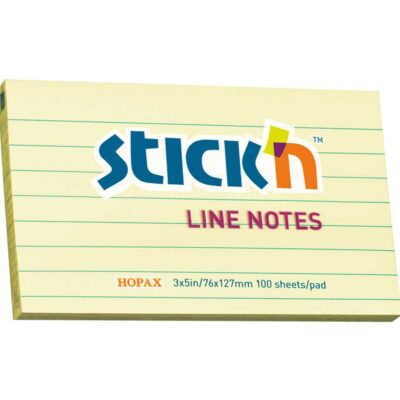 Gıpta Stıckn 76x127 Pastel Sarı Çizgili 100yp